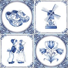 Pakje Servetten "Hollandse Traditie" (20 stuks)
