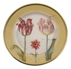 Sierbordje Tulpen Geel van Jacob Marrel, 16 cm 