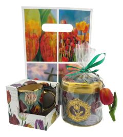 Gift bag Tulips Green