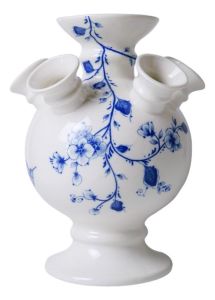 Footed Tulip Vase - Orchid - 22 cm