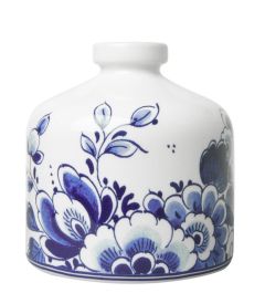 Vase flower pattern - round