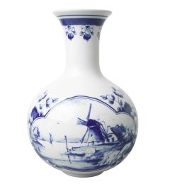 Belly vase Mill landscape - small