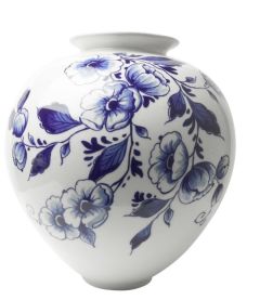 Ball vase flower pattern luxury - large