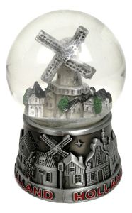 Waterbol Metaal "Holland", 10 cm 