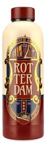 Waterfles Rotterdam - Rood/Goud