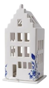 Tea light holder "House with stepped gable"