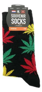 Men's socks "Wiet Black/Red/Yellow/Green"