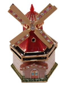 Molen sieraden doosje Swarovski style