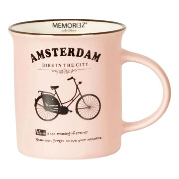 Mok Memoriez - Amsterdamse Fietsen - Mat Roze, Groot