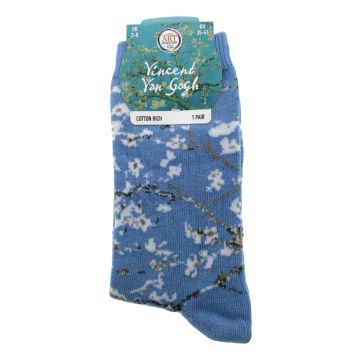 Dames Sokken "Van Gogh - Amandelbloesem"  35-41