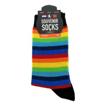 Heren Sokken "Regenboog Navy" - 40-46