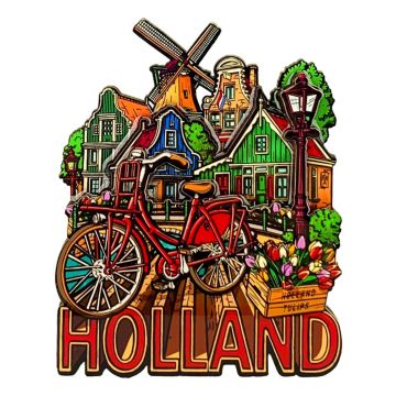 Magneet Cityvibes fiets Holland