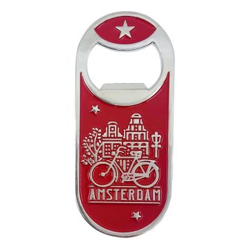 Flesopener Amsterdam Rood