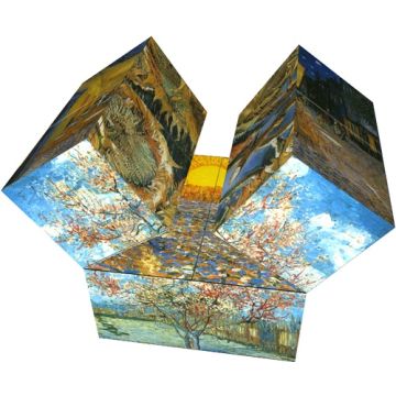 Magic cube schilderijen Van Gogh