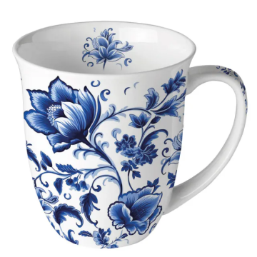 Mok 0.4 l Delfts blauwe bloemen
