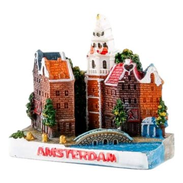 3D magneet stadstafereel Amsterdam