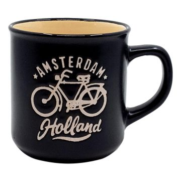 Mok Amsterdam Holland zwart- klein