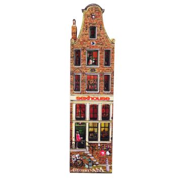 Koelkast magneet Amsterdam "Sex Huis Amsterdam"