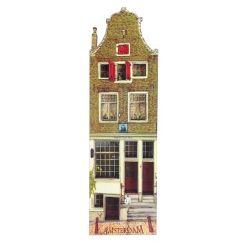 Koelkast magneet Amsterdam "Huis met 2 deuren Amsterdam"