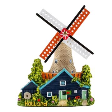 Magneet Huisje Molen Holland