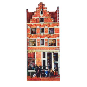 Koelkast magneet Amsterdam "Cafe Papeneiland"
