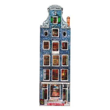 Koelkast magneet Amsterdam "Viswinkel Amsterdam"