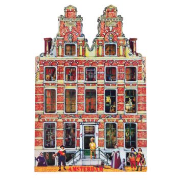 Koelkast magneet Amsterdam " De Dolfijn"