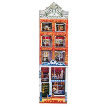 Koelkast magneet Amsterdam "Delftblauw Winkel Amsterdam"
