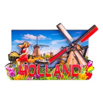 Magneet Holland Molen Fiets Compilatie