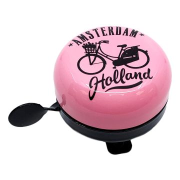 Fietsbel Fiets roze - klein