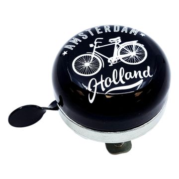 Fietsbel Fiets zwart - klein