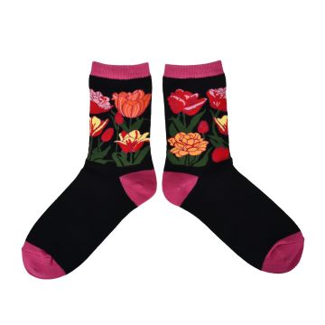 Dames Sokken Bloemen (36-41)
