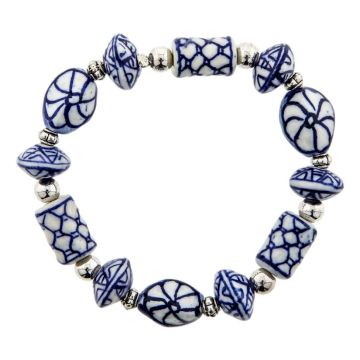 Armband delfts blauw 