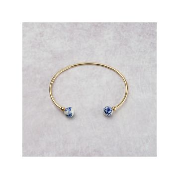 Bangle armband Delfts blauw