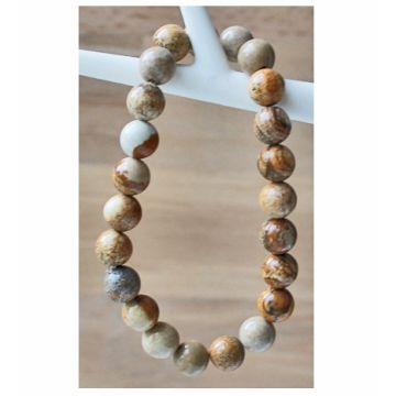 Armband 8mm Picture Jaspis 18-19cm