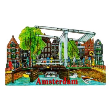 Koelkastmagneet Ophaalbrug Amsterdam
