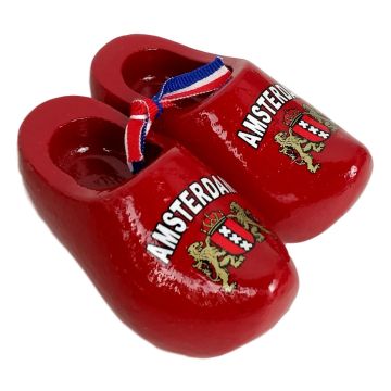 Set wooden Amsterdam clogs,  8 cm