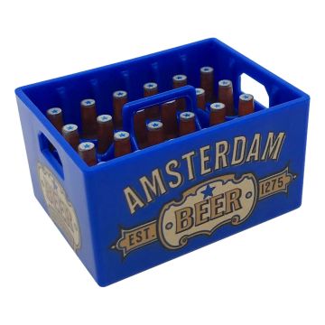 Flesopener "Het Kratje, Amsterdam Blauw"