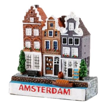 Koelkastmagneet "3 Huizen Amsterdam"