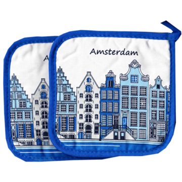 Pannenlappen Amsterdam Delftsblauw