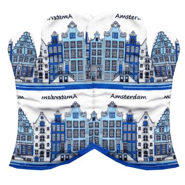 Ovenwanten Amsterdam Delftsblauw