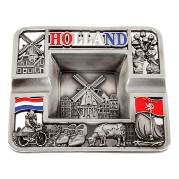 Asbak "Holland, Vierkant"