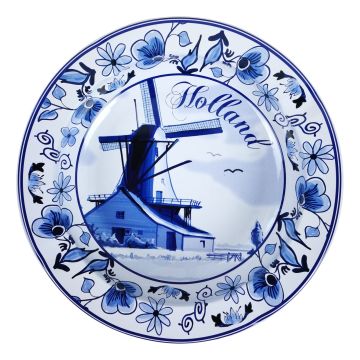 Metalen Asbak  "Hollandse Molen"