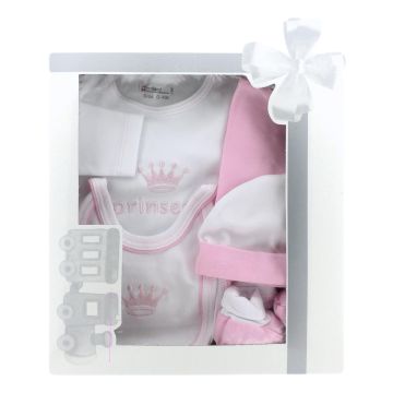 Baby Cadeauset "Prinsesje" , 5 delige set