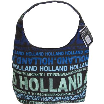 Shoulderbag Julia L Holland in black/blue