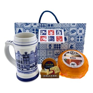 Bier Kaas Cadeau - "Grachtenhuisjes"