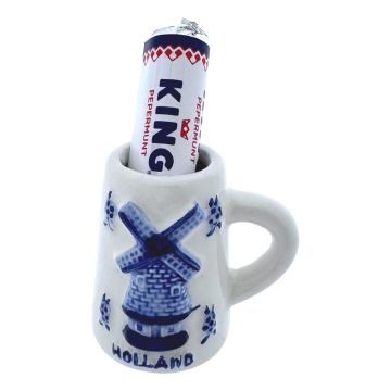 Mini Bierpul met Baby King Pepermunt 