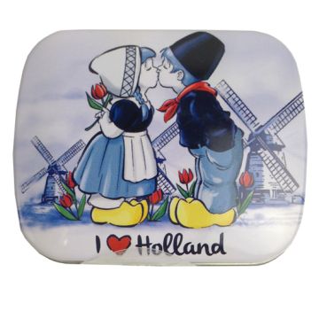 Pepermunt in blikje, Kussend Paar Holland
