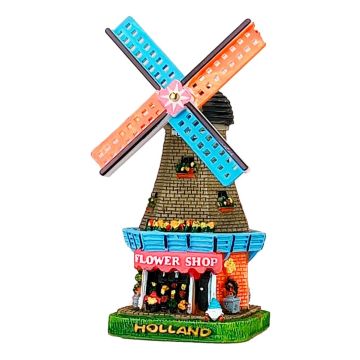 Windmolen BloemenWinkel Holland 8 cm 