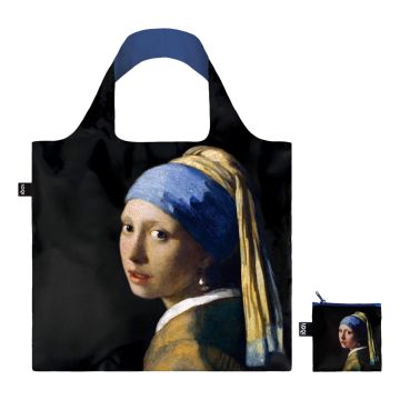 Loqi Foldable Shopper "Girl with Pearl, Vermeer"